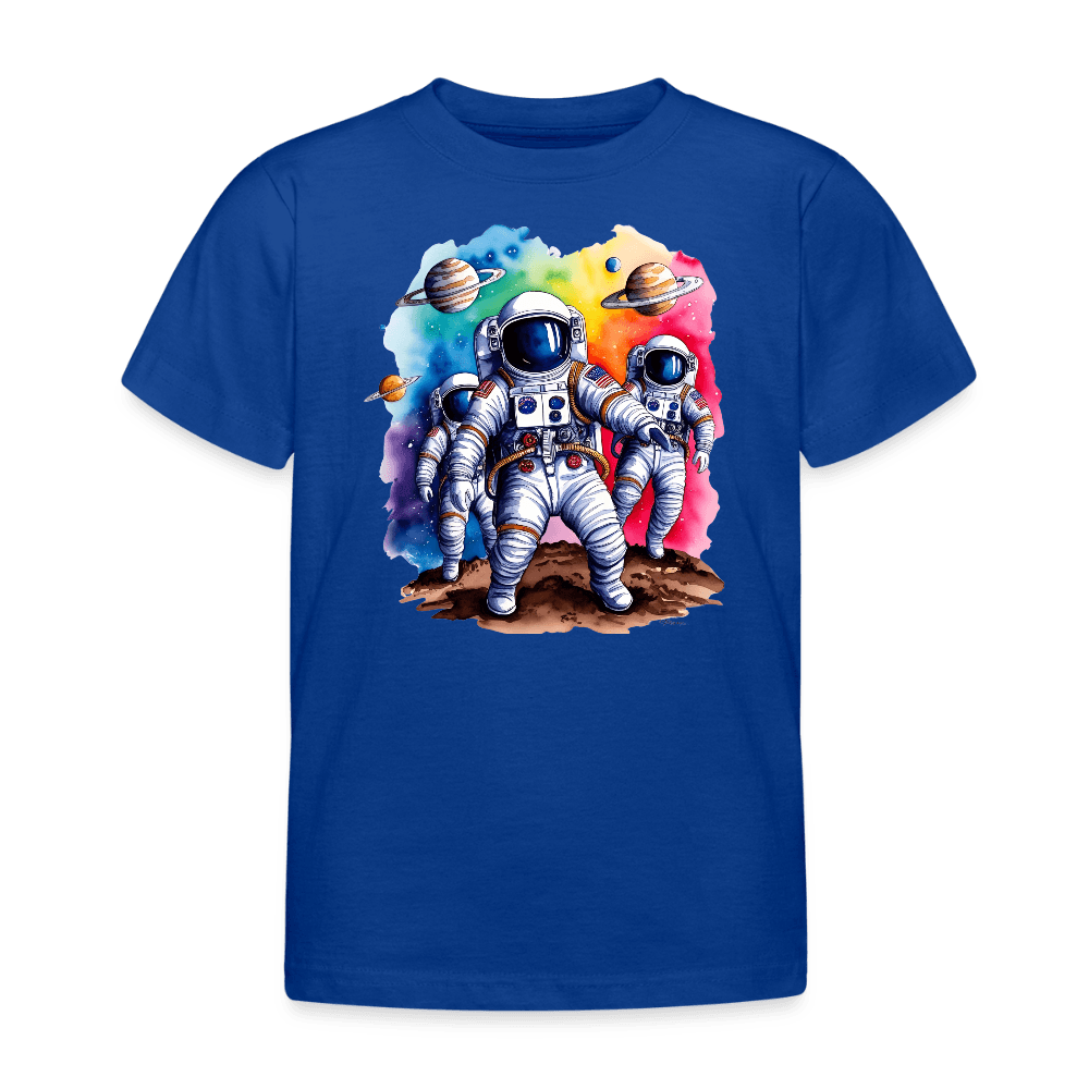 happy-prints.eu - Personalisiertes Kinder T-Shirt mit Astronauten - Text und Motiv einfach änderbar