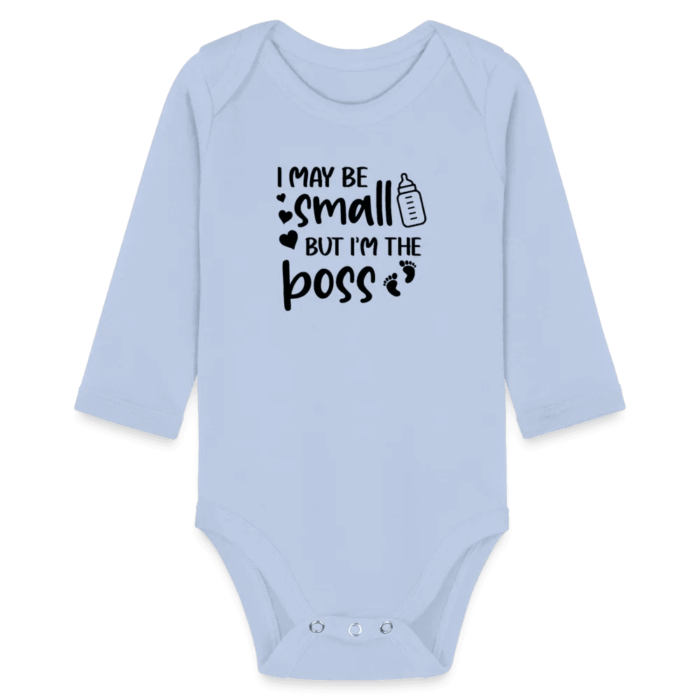 happy-prints.eu - Personalisierter Unisex Baby Bio-Langarm-Body - 100% Bio Baumwolle - bis Größe 80 bzw. 12 Monate - in vielen Farben und Größen - Bild, Motiv und Text sind individualisierbar