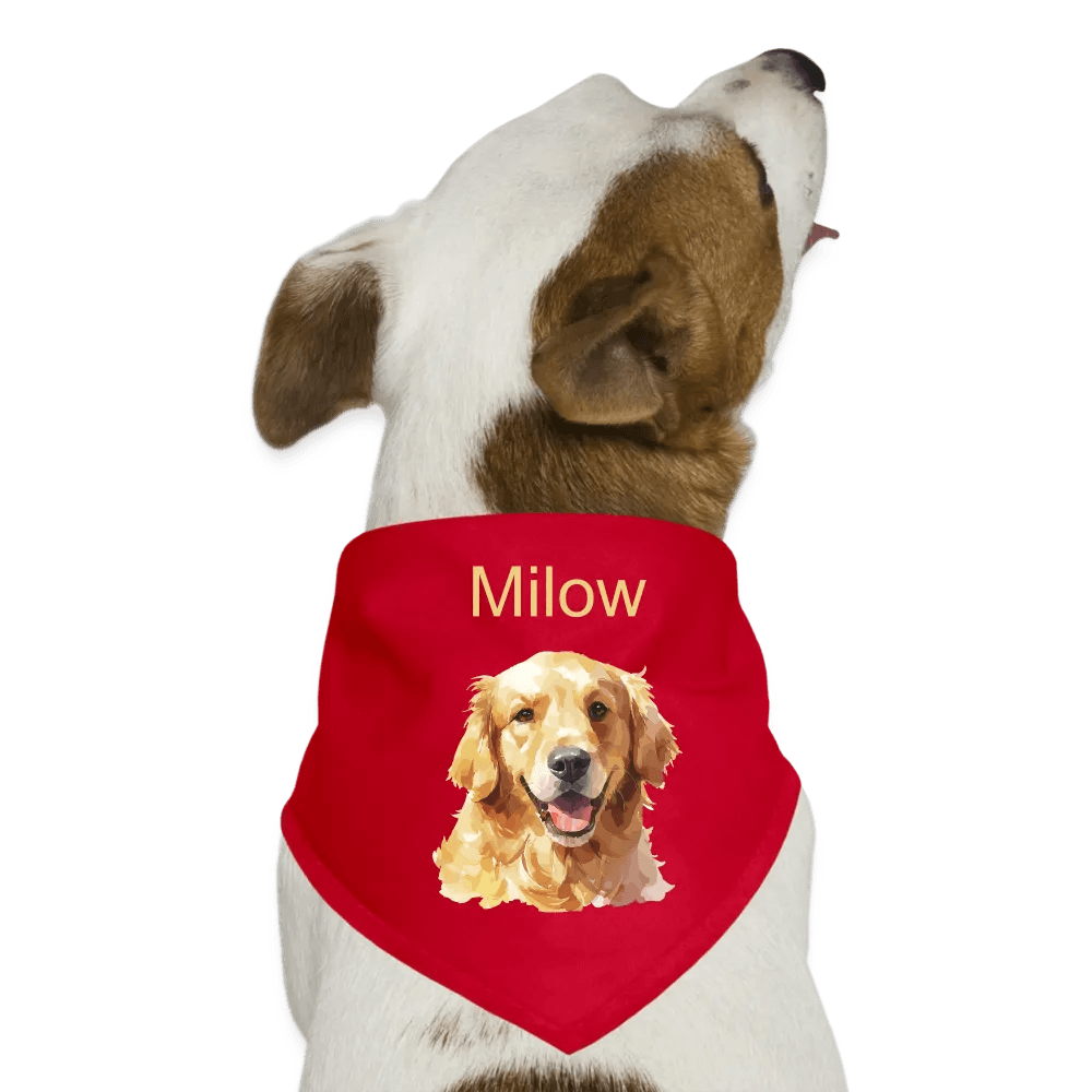 happy-prints.eu - Personalisiertes Hunde-Bandana in verschiedenen Farben - Bild, Motiv und Text individualisierbar