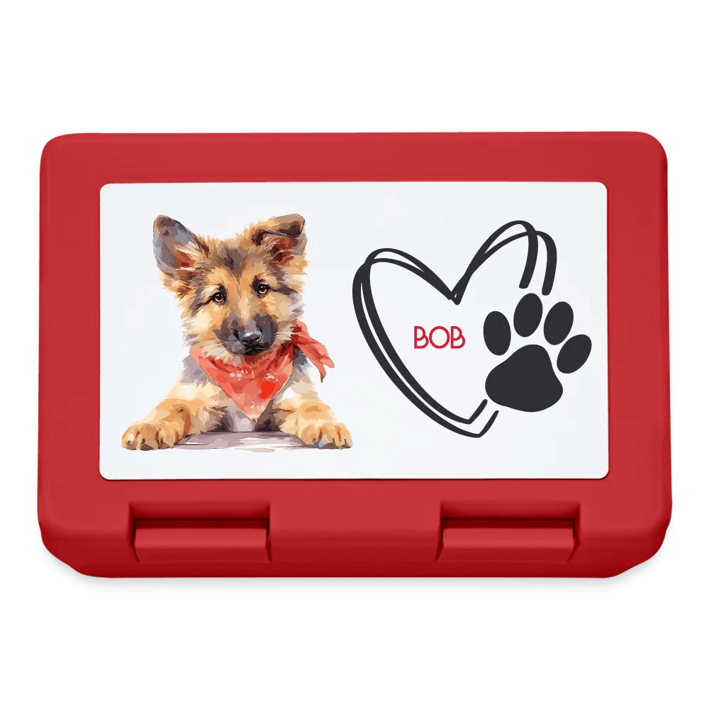 happy-prints.eu - Personalisierter Behälter für Hunde Leckerlis - Motiv und Text veränderbar - Bild des eigenen Hundes hochladbar
