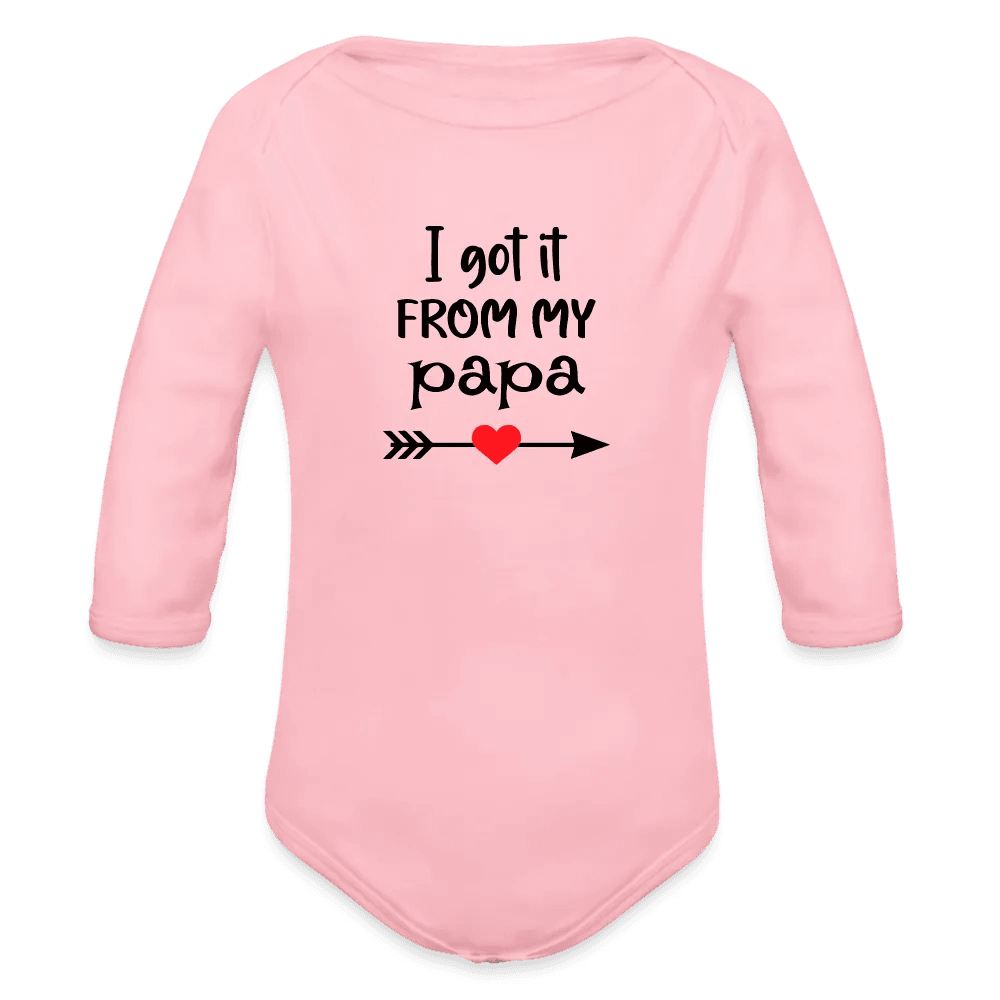 happy-prints.eu - Personalisierter Unisex Baby Bio-Langarm-Body mit Spruch - 100% Bio Baumwolle - bis Größe 80 bzw. 12 Monate - in vielen Farben und Größen - Bild, Motiv und Text sind individualisierbar