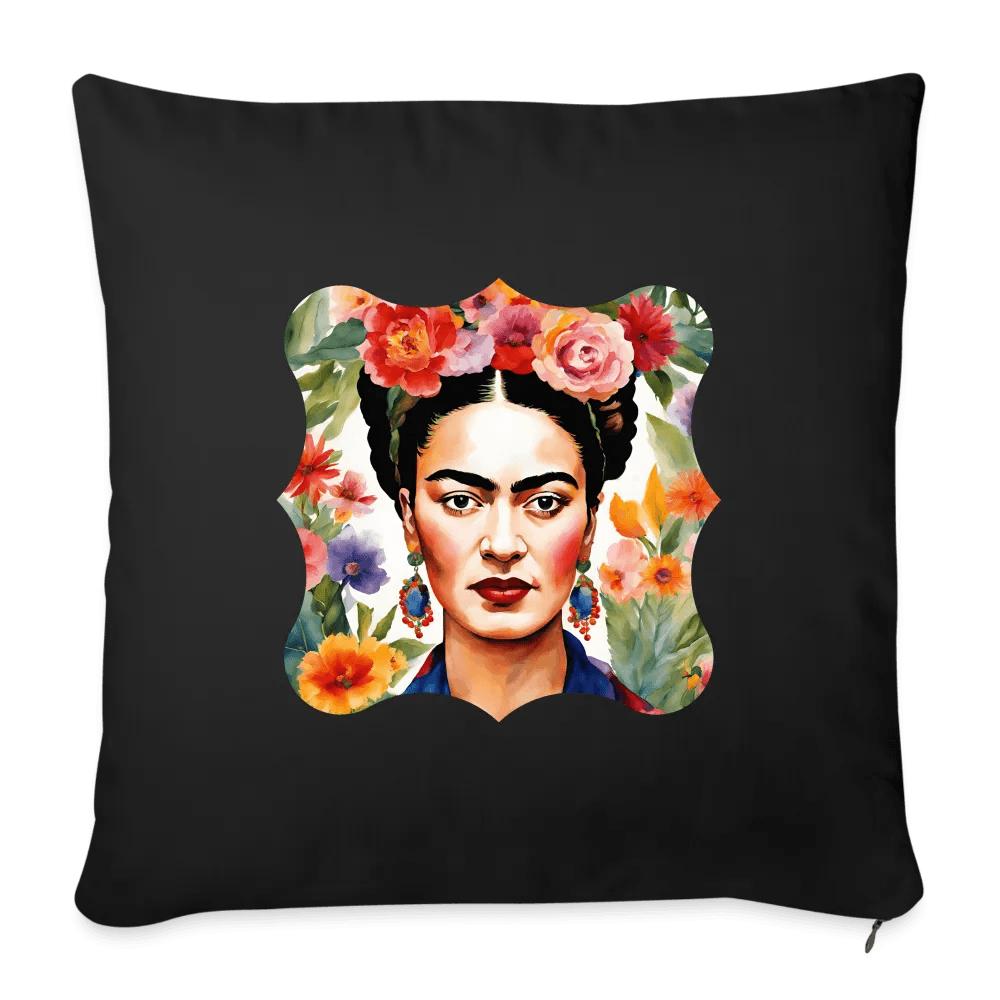 happy-prints.eu - Personalisiertes Sofakissen mit Füllung - Frida Kahlo abstrakt interpretiert - tolle ergänzende Motive in dieser Serie - 44 x 44 cm - viele verschiedene Polsterfarben