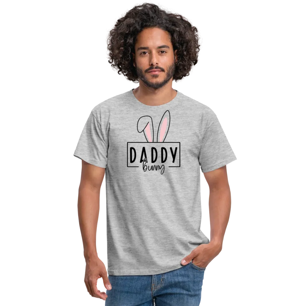Personalisiertes T-Shirt für Männer mit Osterhasen Ohren und "Daddy Bunny" für Ostern - in vielen Farben - bis Größe 4XL - Motiv und Text individualisierbar -