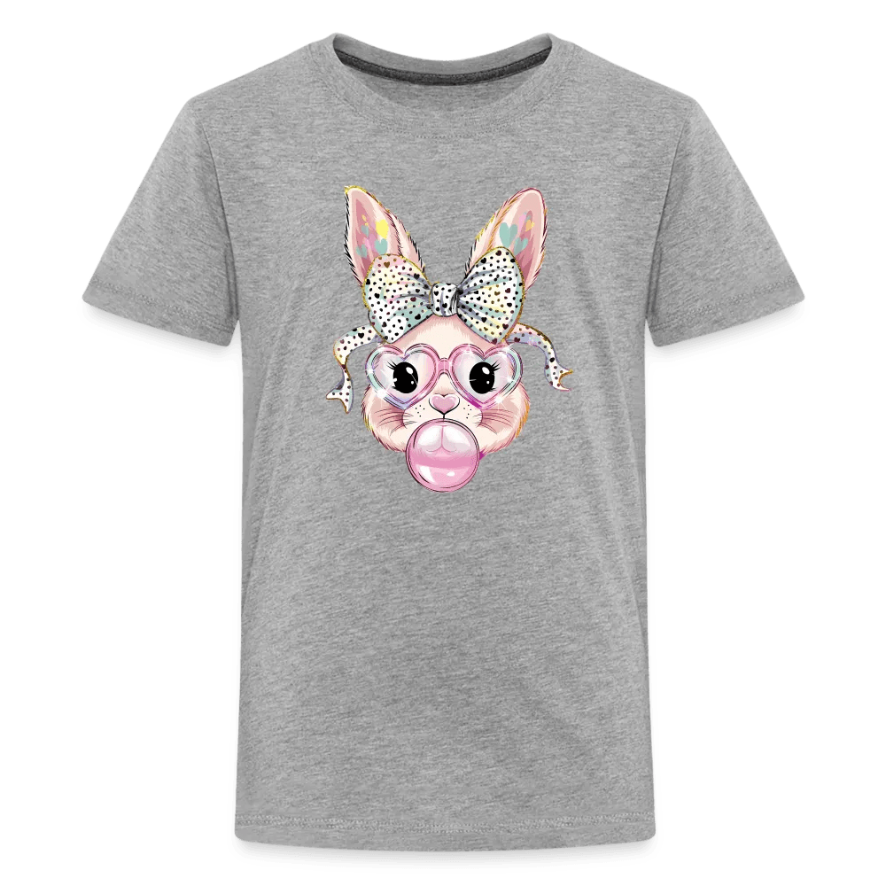 happy-prints.eu - Personalisiertes Kinder T-Shirt für Ostern - Frohe Ostern Shirt mit Osterhase, Masche, Brille und Kaugummi - Motiv, Text, Produkt und Bild leicht anpassbar - in vielen Größen (bis 164 / 12 Jahre) und Farben