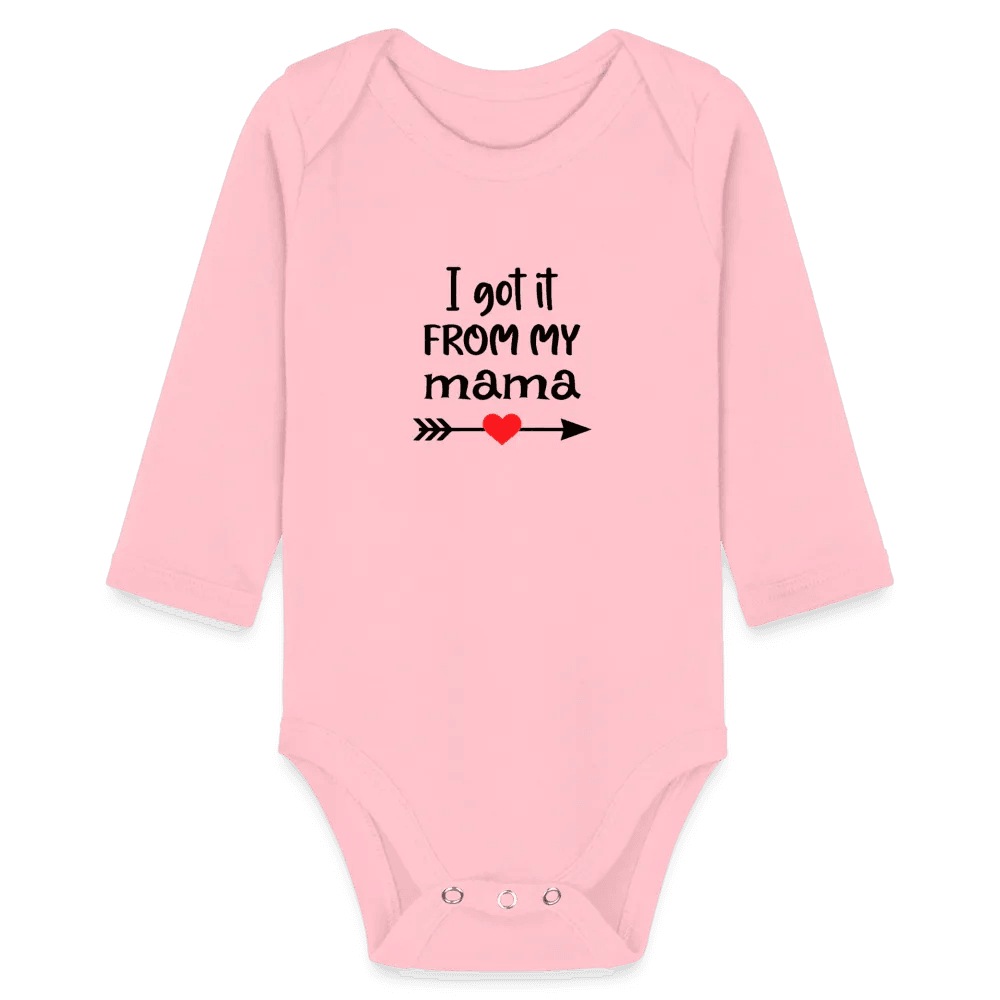 happy-prints.eu - Personalisierter Unisex Baby Bio-Langarm-Body mit Spruch - 100% Bio Baumwolle - bis Größe 80 bzw. 12 Monate - in vielen Farben und Größen - Bild, Motiv und Text sind individualisierbar