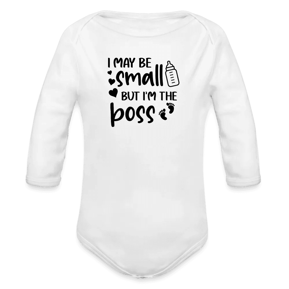 happy-prints.eu - Personalisierter Unisex Baby Bio-Langarm-Body - 100% Bio Baumwolle - bis Größe 80 bzw. 12 Monate - in vielen Farben und Größen - Bild, Motiv und Text sind individualisierbar