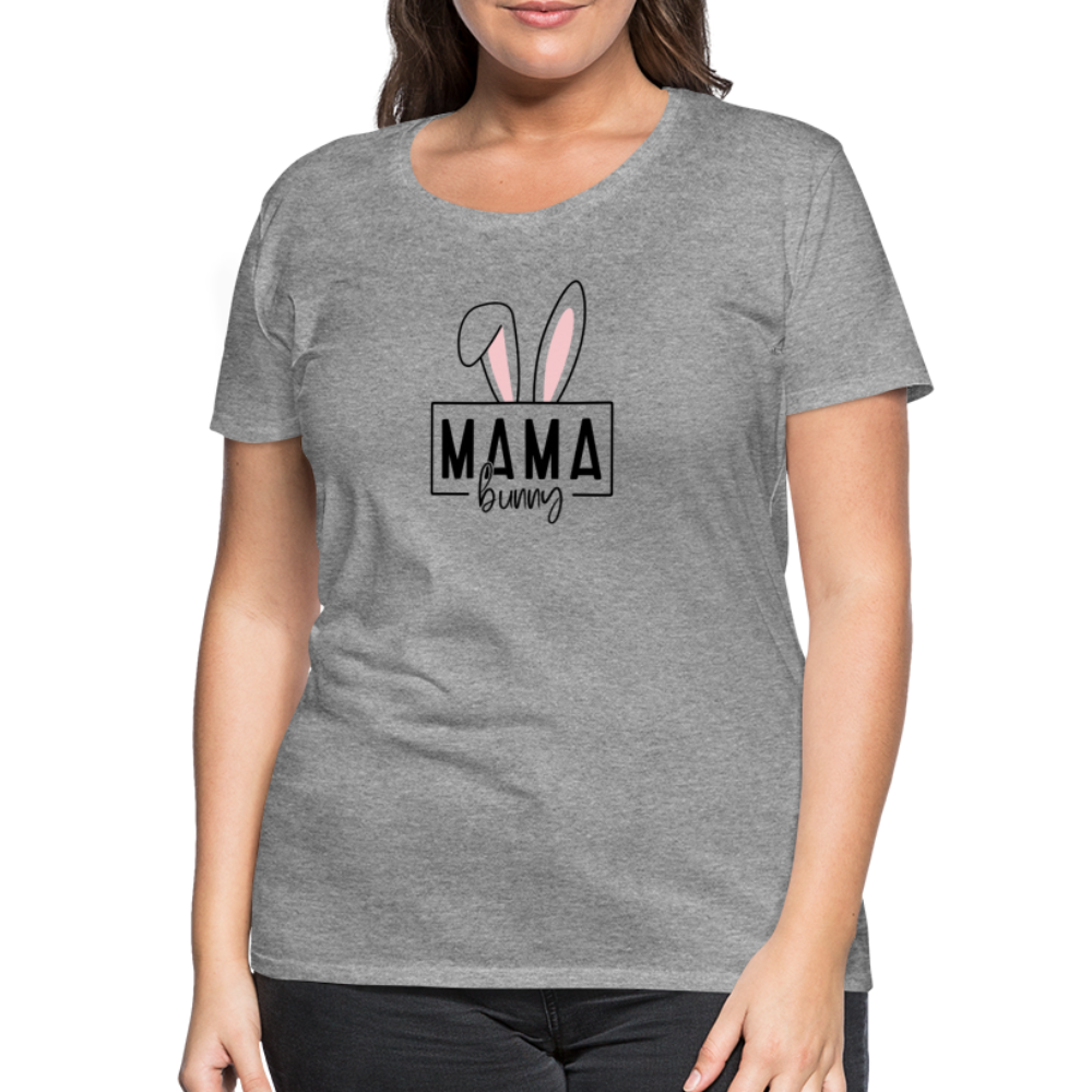 Personalisiertes T-Shirt für Frauen mit Osterhasen Ohren und "Mama Bunny" für Ostern - in vielen Farben und Größen - Motiv und Text individualisierbar -