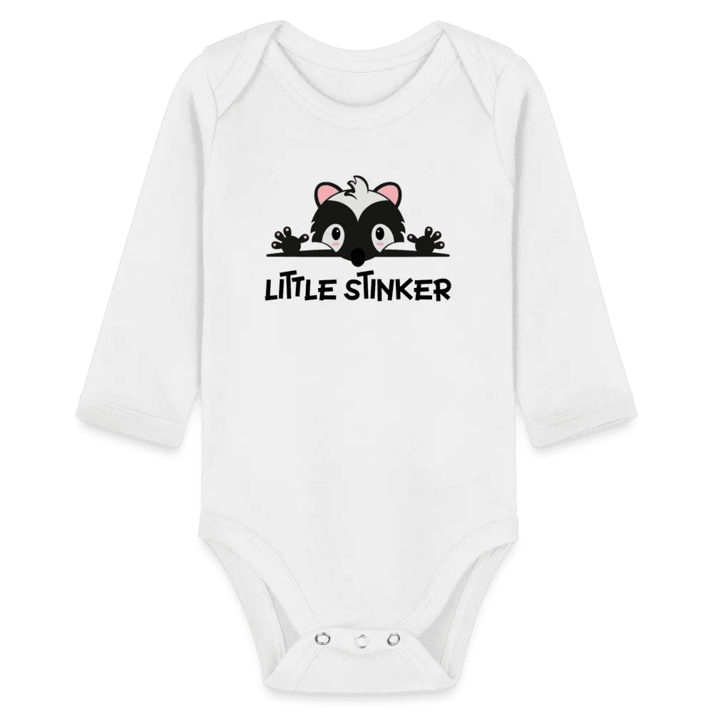 happy-prints.eu - Personalisierter Unisex Baby Bio-Langarm-Body mit Aufdruck - 100% Bio Baumwolle - bis Größe 80 bzw. 12 Monate - Strampler Body mit Tier - in vielen Farben und Größen - Bild, Motiv und Text sind individualisierbar