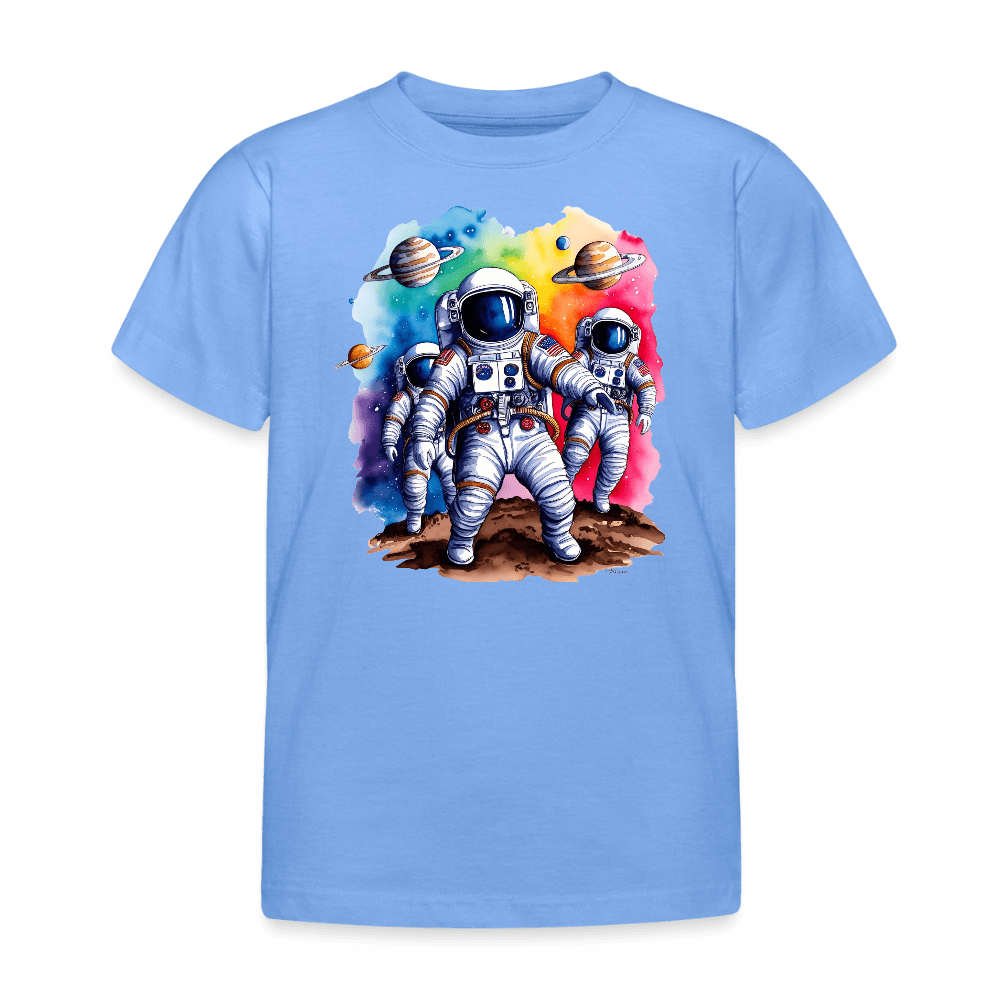 happy-prints.eu - Personalisiertes Kinder T-Shirt mit Astronauten - Text und Motiv einfach änderbar