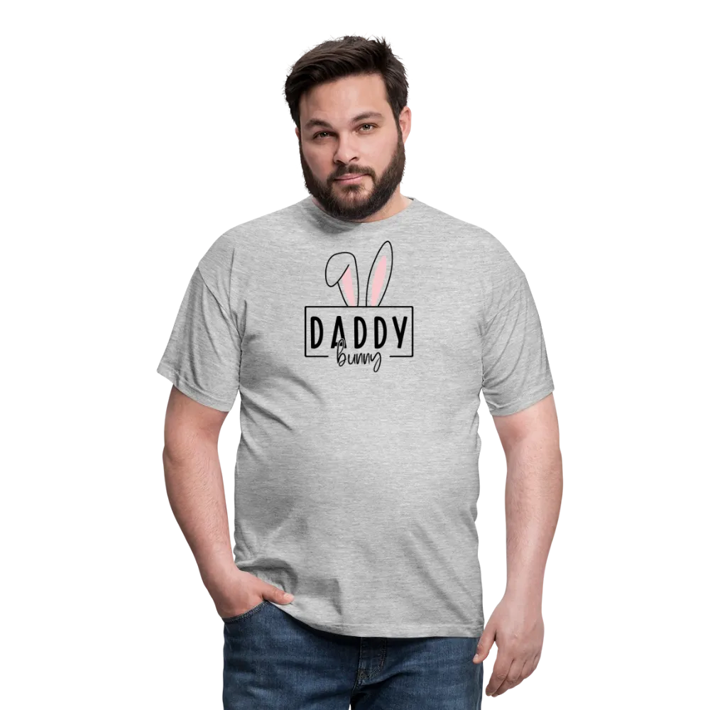 Personalisiertes T-Shirt für Männer mit Osterhasen Ohren und "Daddy Bunny" für Ostern - in vielen Farben - bis Größe 4XL - Motiv und Text individualisierbar -