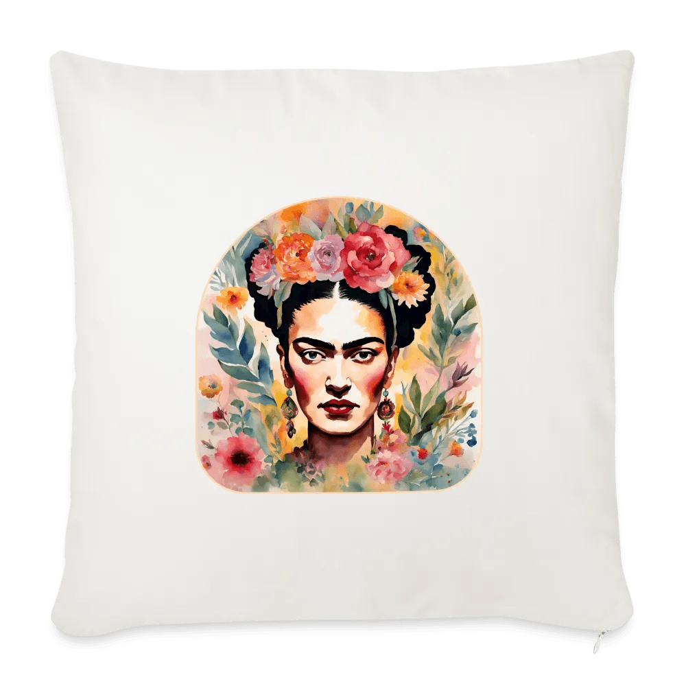happy-prints.eu - Personalisiertes Sofakissen mit Füllung - Frida Kahlo abstrakt interpretiert - tolle ergänzende Motive in dieser Serie - 44 x 44 cm - viele verschiedene Polsterfarben