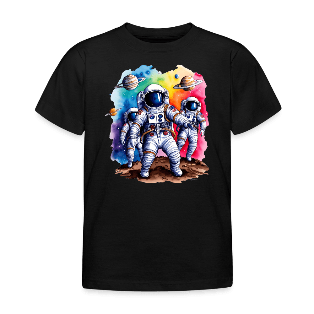 happy-prints.eu - Personalisiertes Kinder T-Shirt mit Astronauten - Text und Motiv einfach änderbar