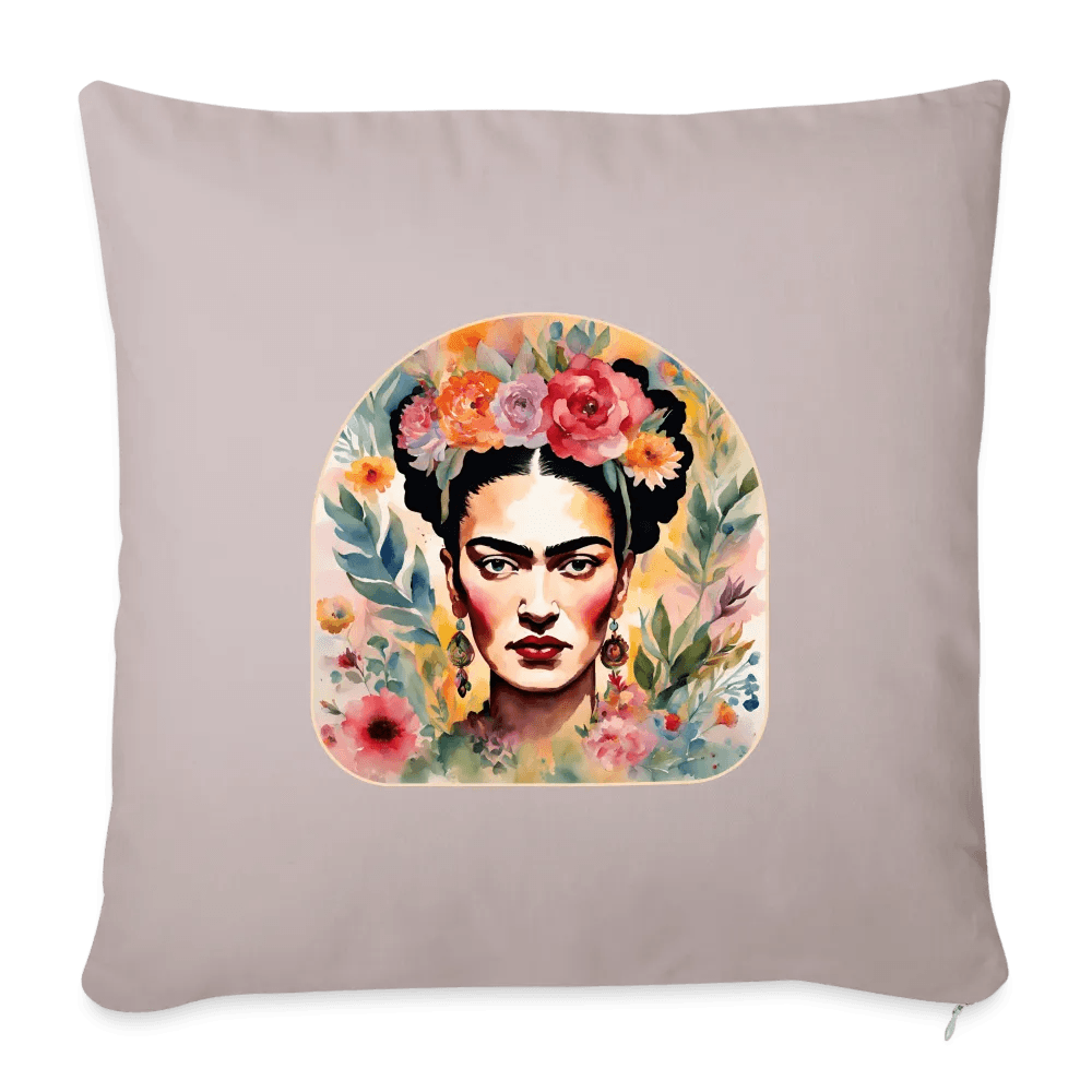 happy-prints.eu - Personalisiertes Sofakissen mit Füllung - Frida Kahlo abstrakt interpretiert - tolle ergänzende Motive in dieser Serie - 44 x 44 cm - viele verschiedene Polsterfarben