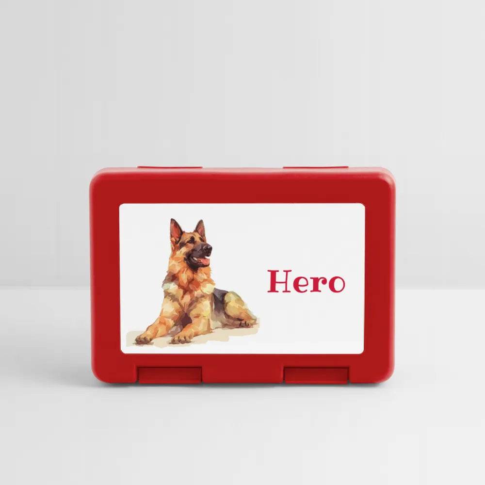 happy-prints.eu - Personalisierter Behälter für Hunde Leckerlis - Motiv und Text veränderbar - Bild des eigenen Hundes hochladbar