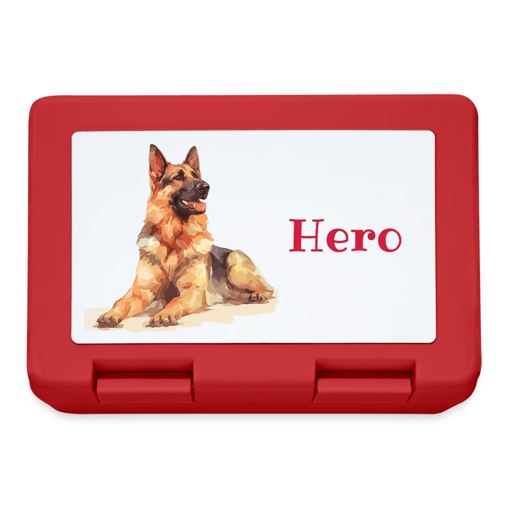 happy-prints.eu - Personalisierter Behälter für Hunde Leckerlis - Motiv und Text veränderbar - Bild des eigenen Hundes hochladbar