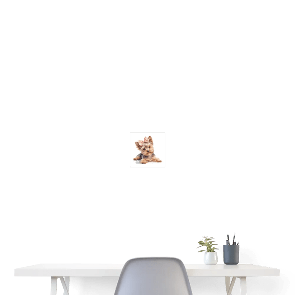 happy-prints.eu - Personalisiertes Poster mit Hund - Bild, Text und Motiv sind individualisierbar - 20x20 cm