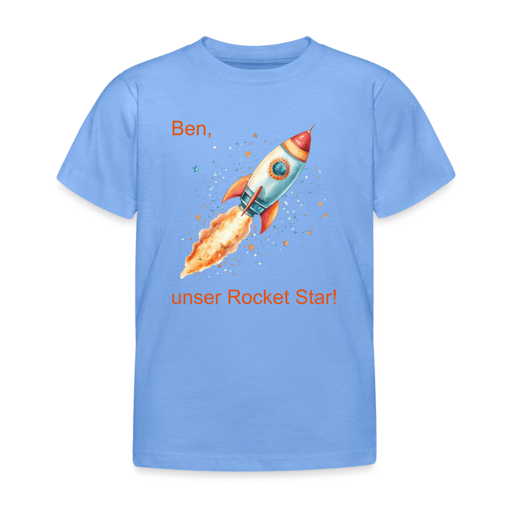 happy-prints.eu - Personalisierte Kinder T-Shirt mit Rakete zum Weltall - Jungen Shirt zum Anpassen - Text und Motiv easy änderbar