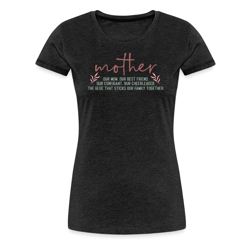 happy-prints.eu - Persponalisiertes Frauen Premium T-Shirt mit Spruch zum Muttertag - Motiv und Text kann adapitiert werden