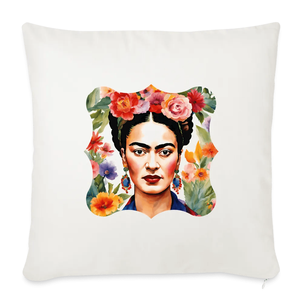 happy-prints.eu - Personalisiertes Sofakissen mit Füllung - Frida Kahlo abstrakt interpretiert - tolle ergänzende Motive in dieser Serie - 44 x 44 cm - viele verschiedene Polsterfarben