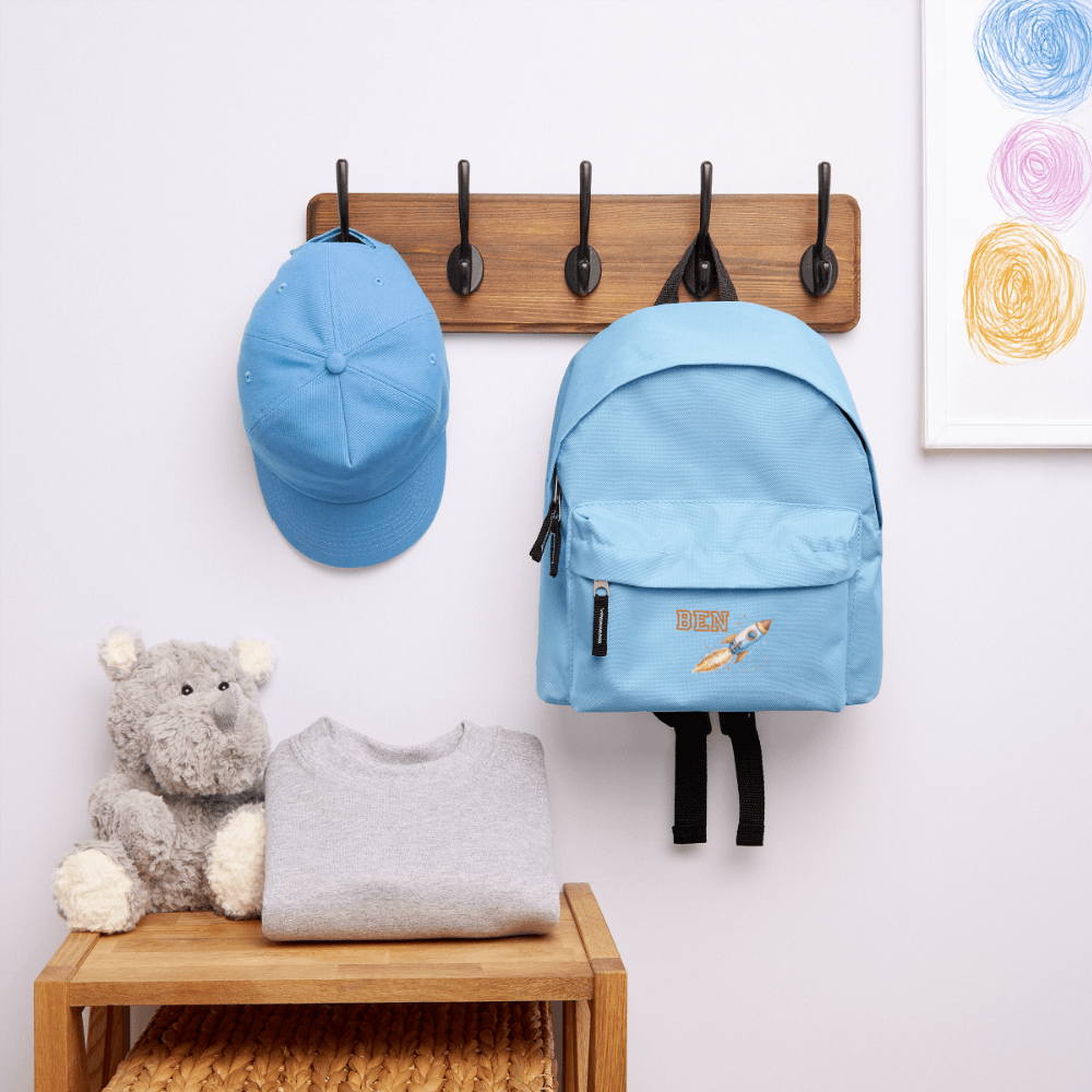 happy-prints.eu - Peronsalisierter Kinder Rucksack - Text und Motiv easy anpassbar