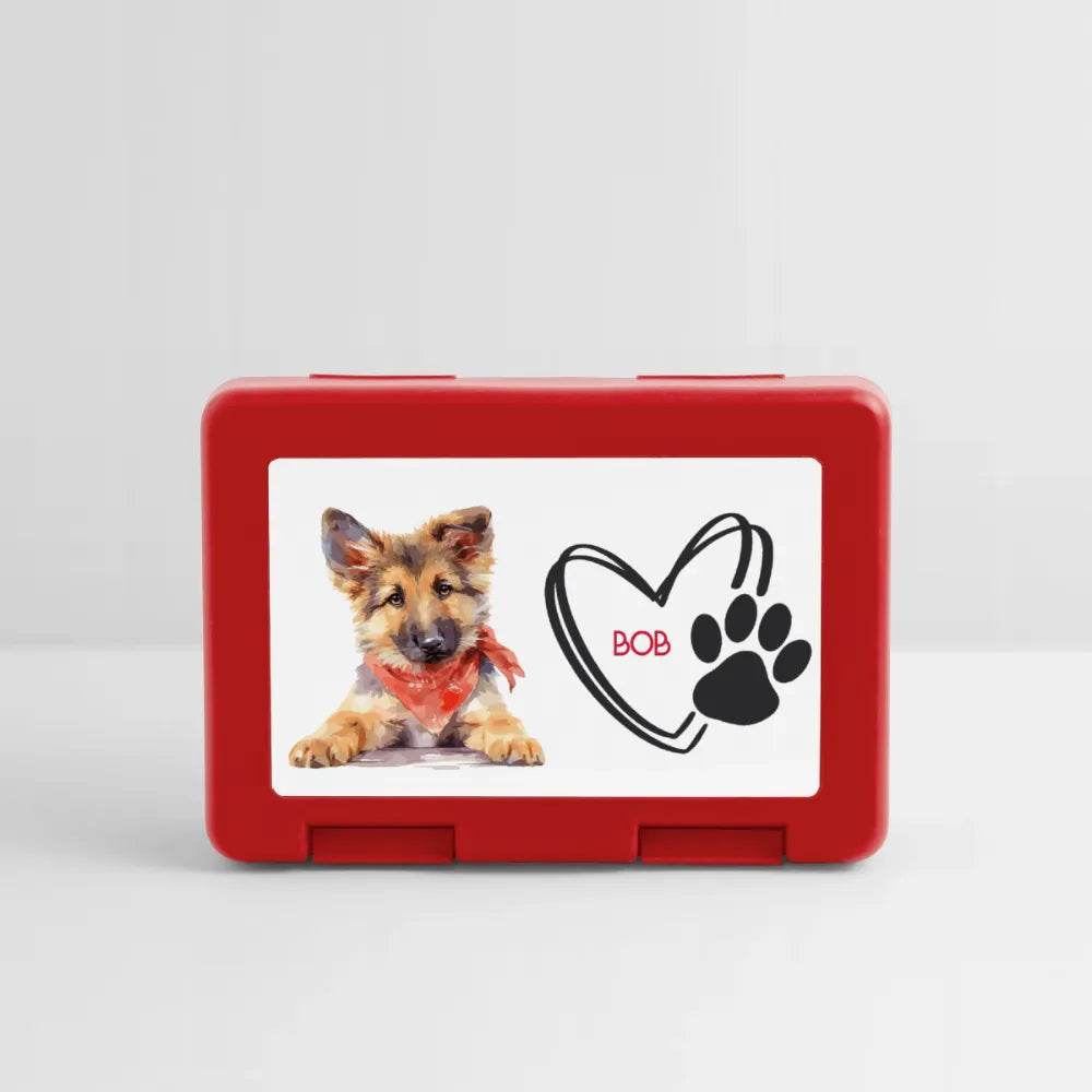 happy-prints.eu - Personalisierter Behälter für Hunde Leckerlis - Motiv und Text veränderbar - Bild des eigenen Hundes hochladbar