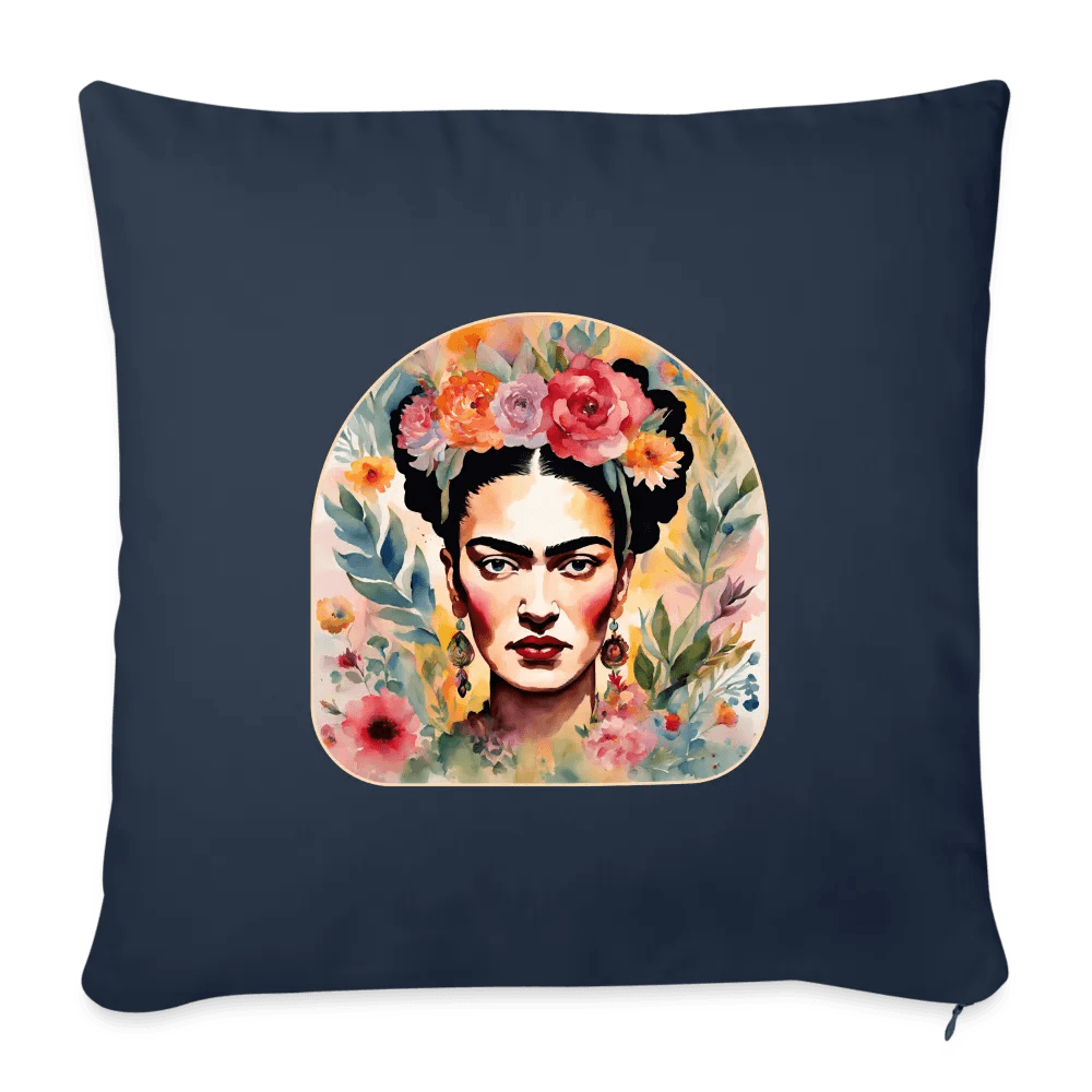 happy-prints.eu - Personalisiertes Sofakissen mit Füllung - Frida Kahlo abstrakt interpretiert - tolle ergänzende Motive in dieser Serie - 44 x 44 cm - viele verschiedene Polsterfarben