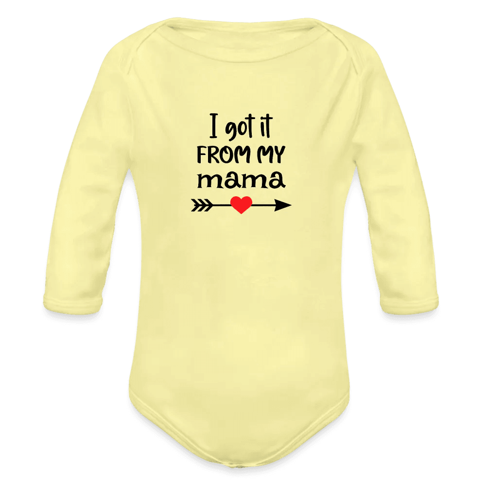 happy-prints.eu - Personalisierter Unisex Baby Bio-Langarm-Body mit Spruch - 100% Bio Baumwolle - bis Größe 80 bzw. 12 Monate - in vielen Farben und Größen - Bild, Motiv und Text sind individualisierbar