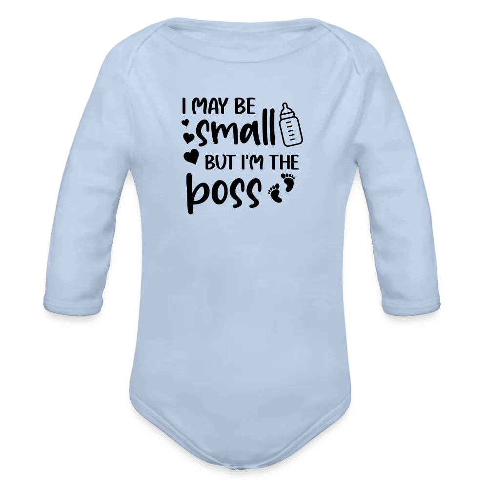 happy-prints.eu - Personalisierter Unisex Baby Bio-Langarm-Body - 100% Bio Baumwolle - bis Größe 80 bzw. 12 Monate - in vielen Farben und Größen - Bild, Motiv und Text sind individualisierbar