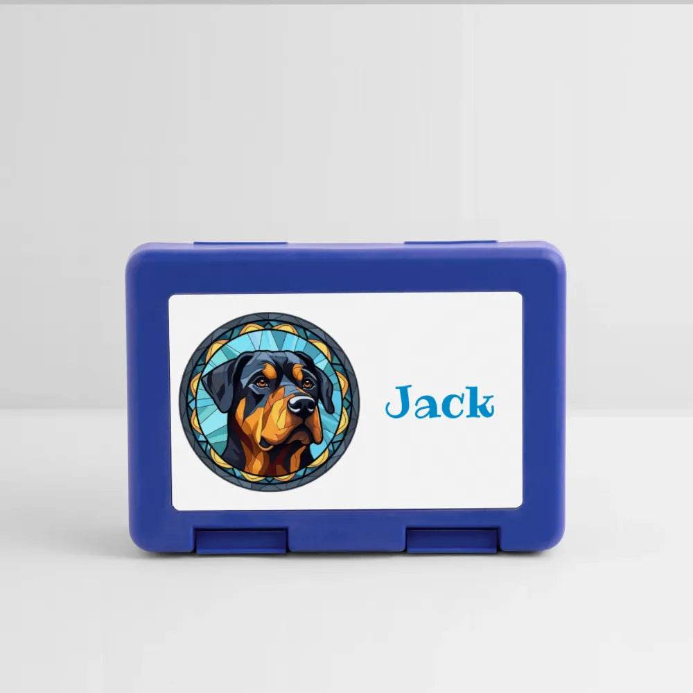happy-prints.eu - Personalisierter Behälter für Hunde Leckerlis - Motiv und Text veränderbar - Bild des eigenen Hundes hochladbar