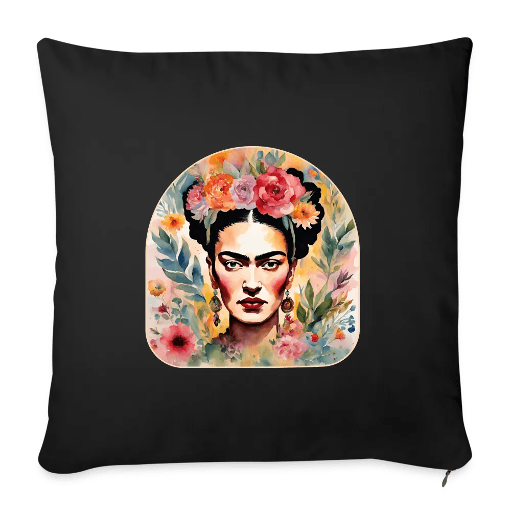 happy-prints.eu - Personalisiertes Sofakissen mit Füllung - Frida Kahlo abstrakt interpretiert - tolle ergänzende Motive in dieser Serie - 44 x 44 cm - viele verschiedene Polsterfarben
