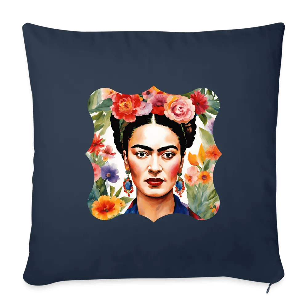 happy-prints.eu - Personalisiertes Sofakissen mit Füllung - Frida Kahlo abstrakt interpretiert - tolle ergänzende Motive in dieser Serie - 44 x 44 cm - viele verschiedene Polsterfarben