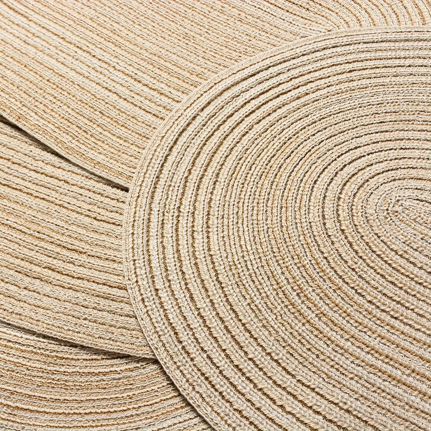4 oder 6 teiliges Set Boho Platzset / Tischset in beige „Beige Elegance“ – Abwaschbare gewebte Rechteckmatten mit 45×30 cm, Waschbar & Dekorativ, Ideal für Hochzeit, Party & Alltag, 100 % Polyamid