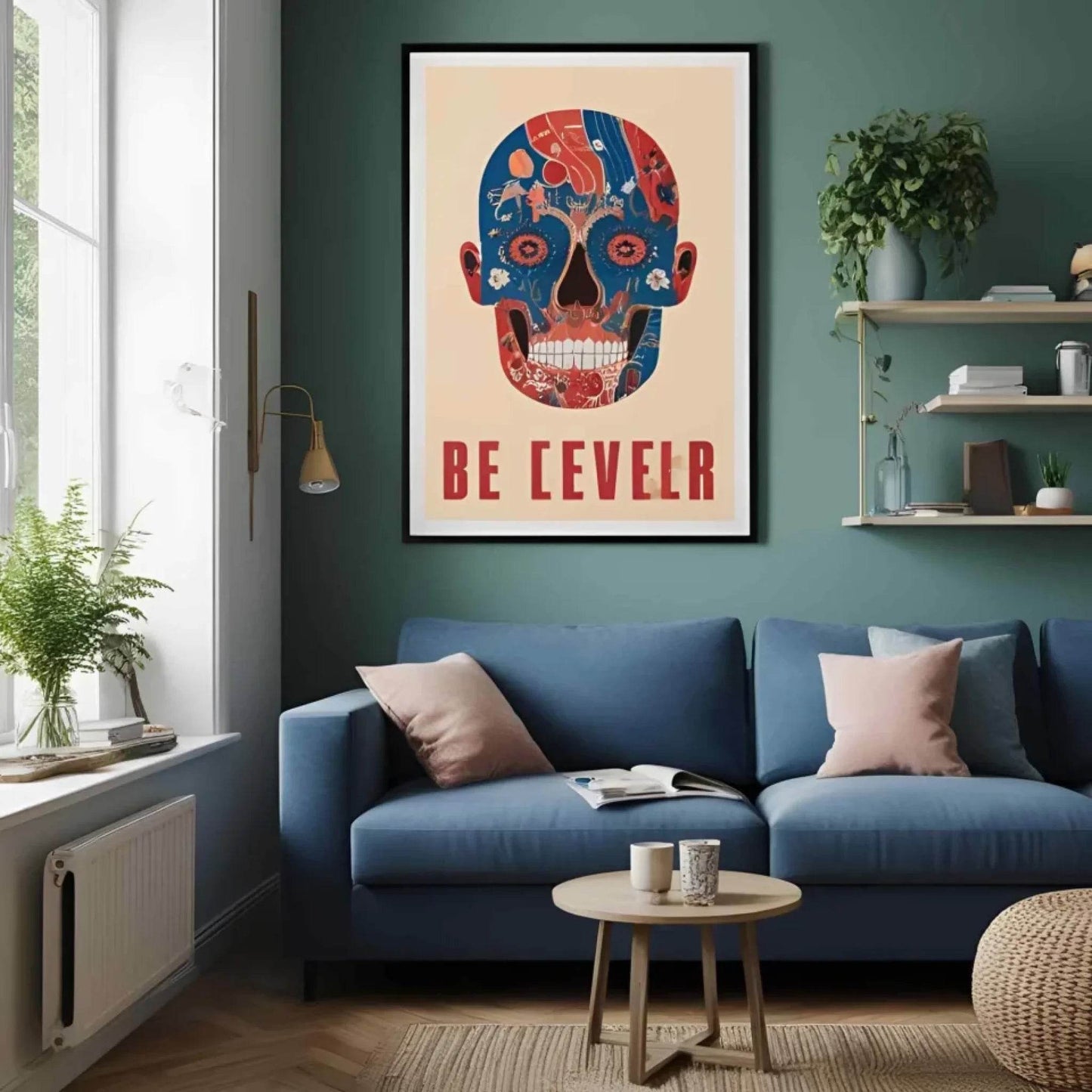 happy-prints.eu - Personalisierte Sternenkarte mit Milchstraße in blau auf navy mit weiß