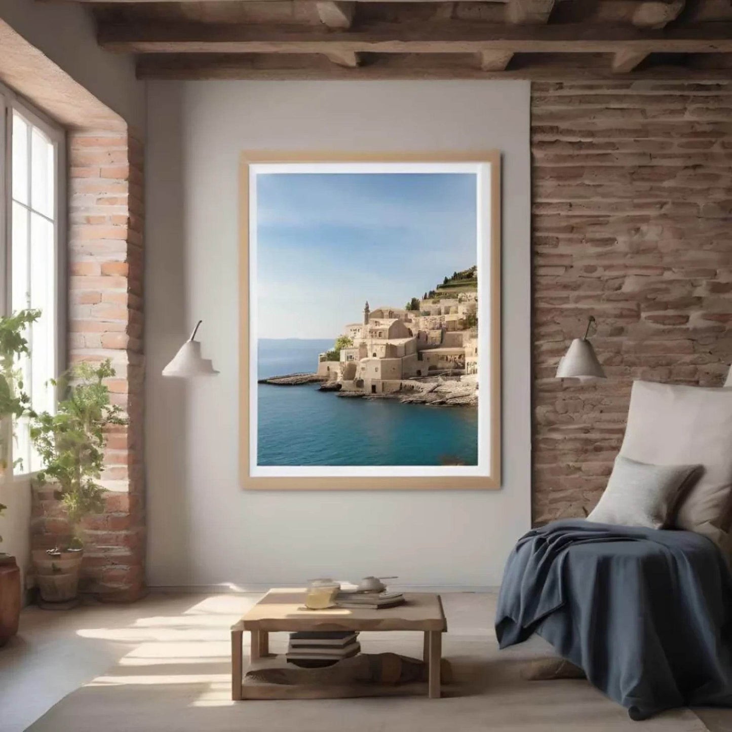 happy-prints.eu - Personalisierte Sternenkarte mit Lichterspektakel am Sternenhimmel mit lila, blau, orange - Abendstimmung im Gebirge