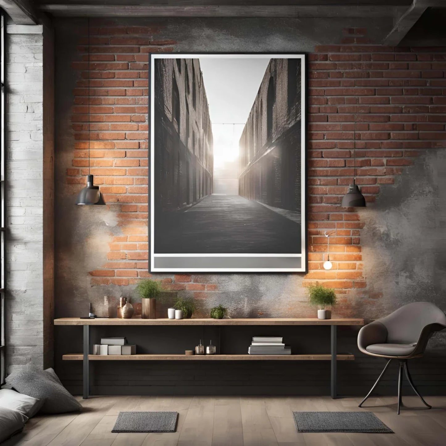 Personalisierte Sternenkarte mit Name, Datum und Ort mit Sonnenstreifen - verschiedene Größen - als Poster oder mit Rahmen -