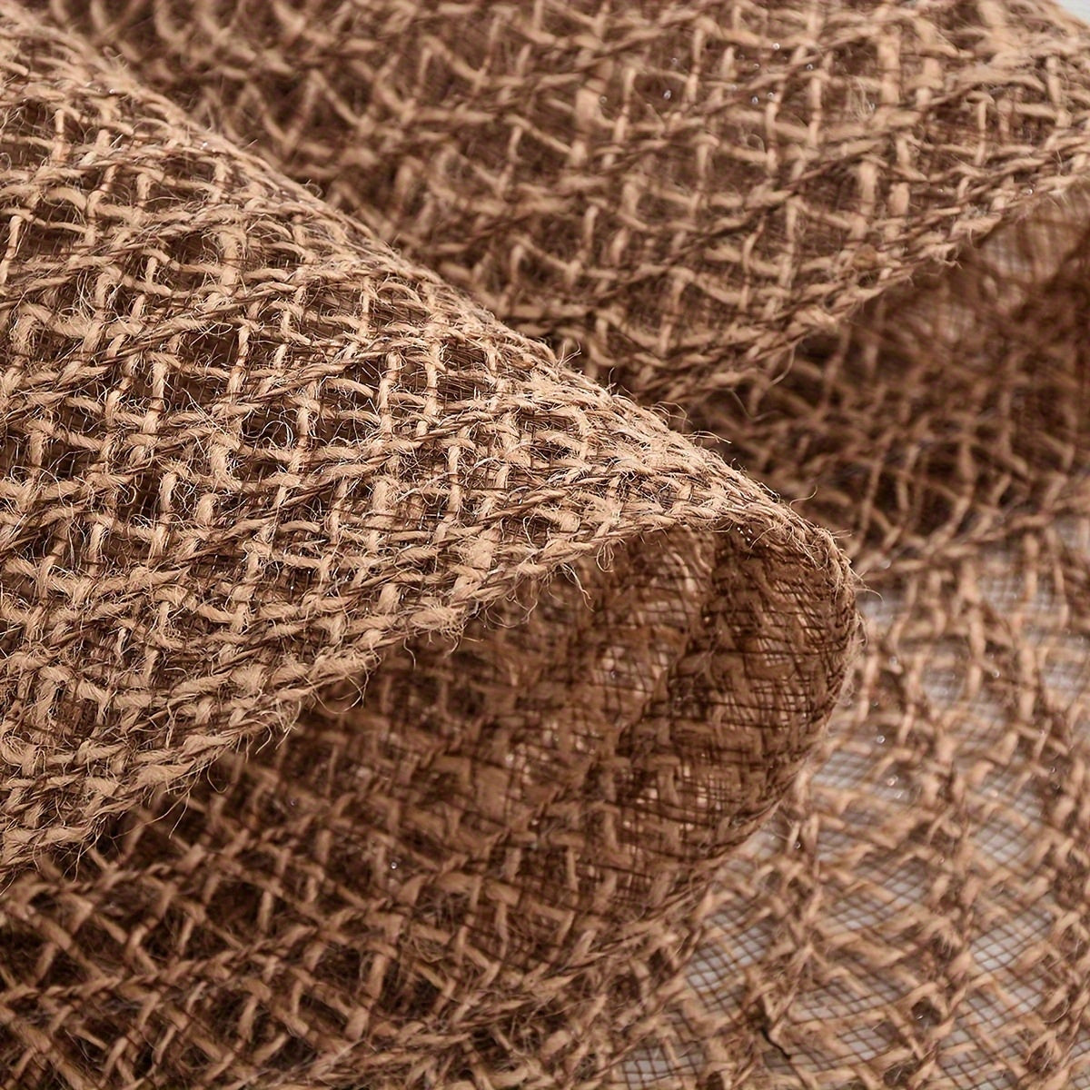 4er-Set wunderschönes Jute Platzset bzw. Tischset – Rutschfeste, Hitzebeständige Unterlage mit Naturstruktur - Ø ca. 38 cm