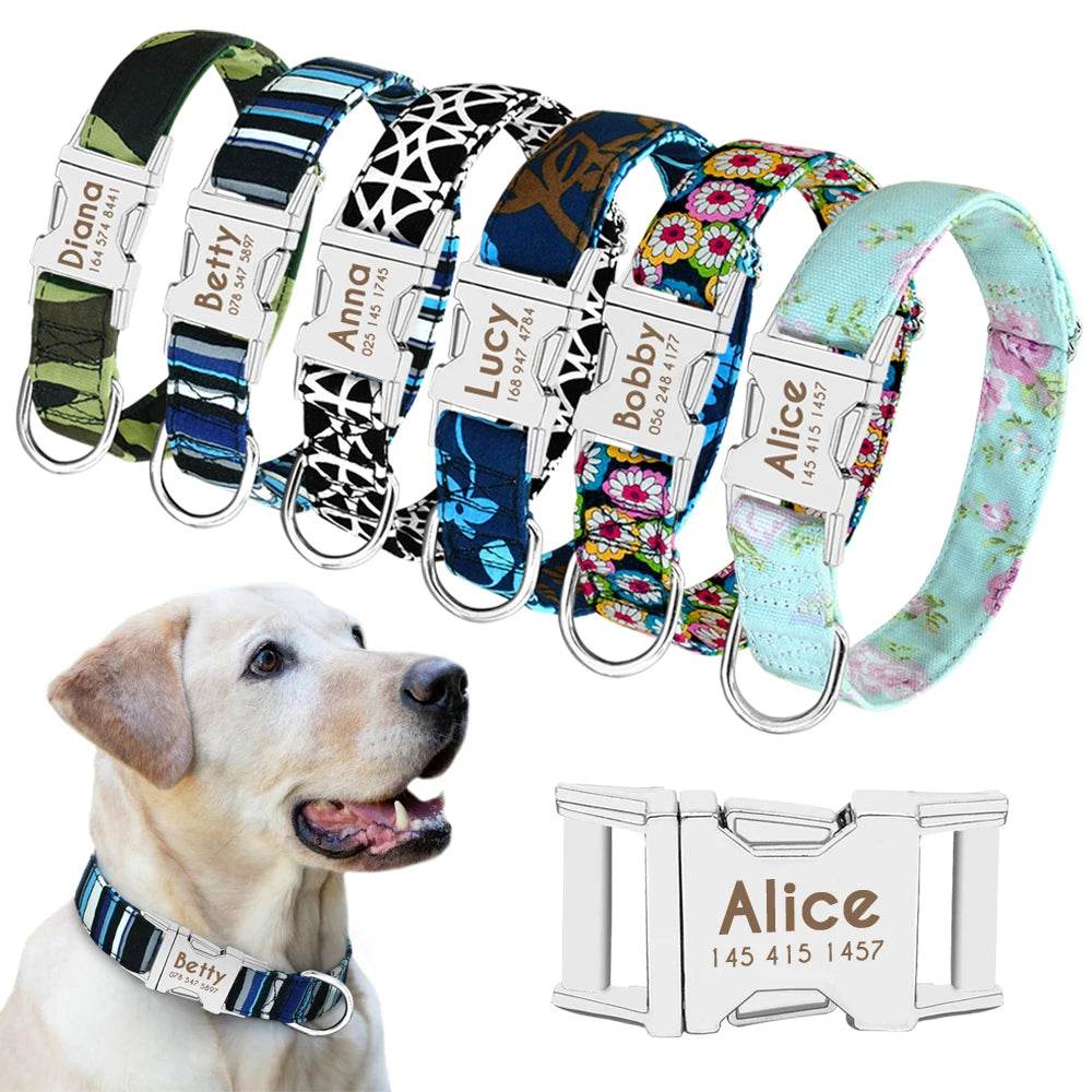 happy-prints.eu - Personalisiertes Hundehalsband für Deinen Hund, das Sicherheit und Stil vereint