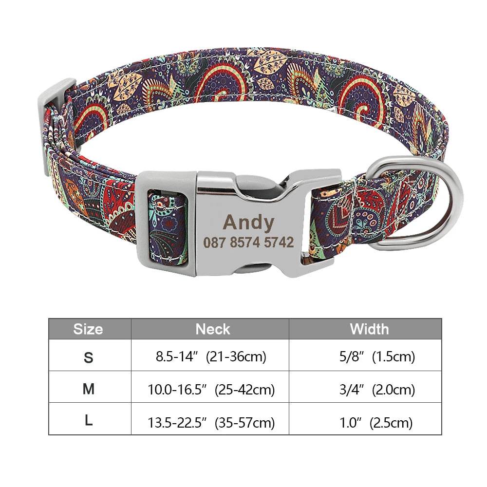 happy-prints.eu - Personalisiertes Hundehalsband für Deinen Hund, das Sicherheit und Stil vereint