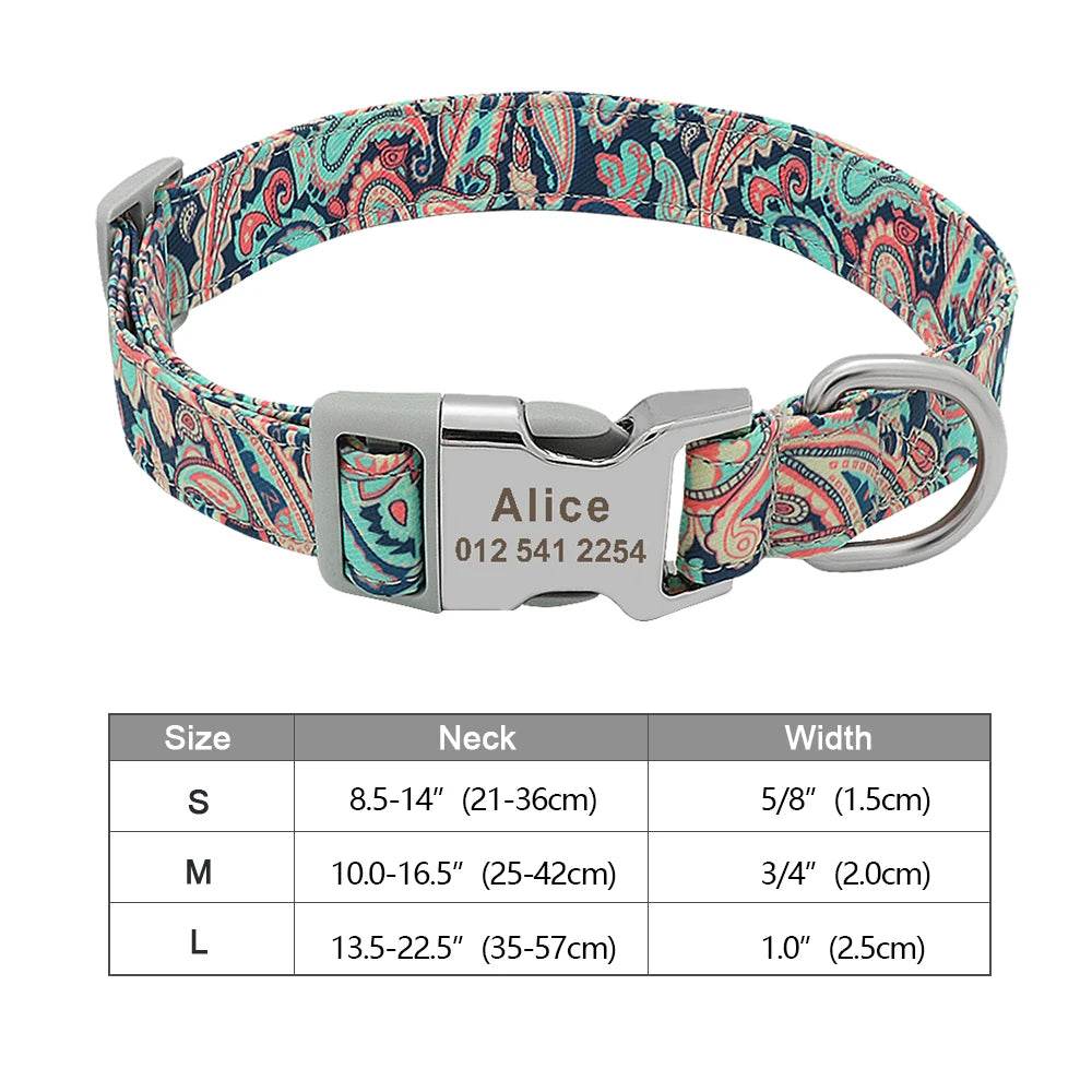 happy-prints.eu - Personalisiertes Hundehalsband für Deinen Hund, das Sicherheit und Stil vereint