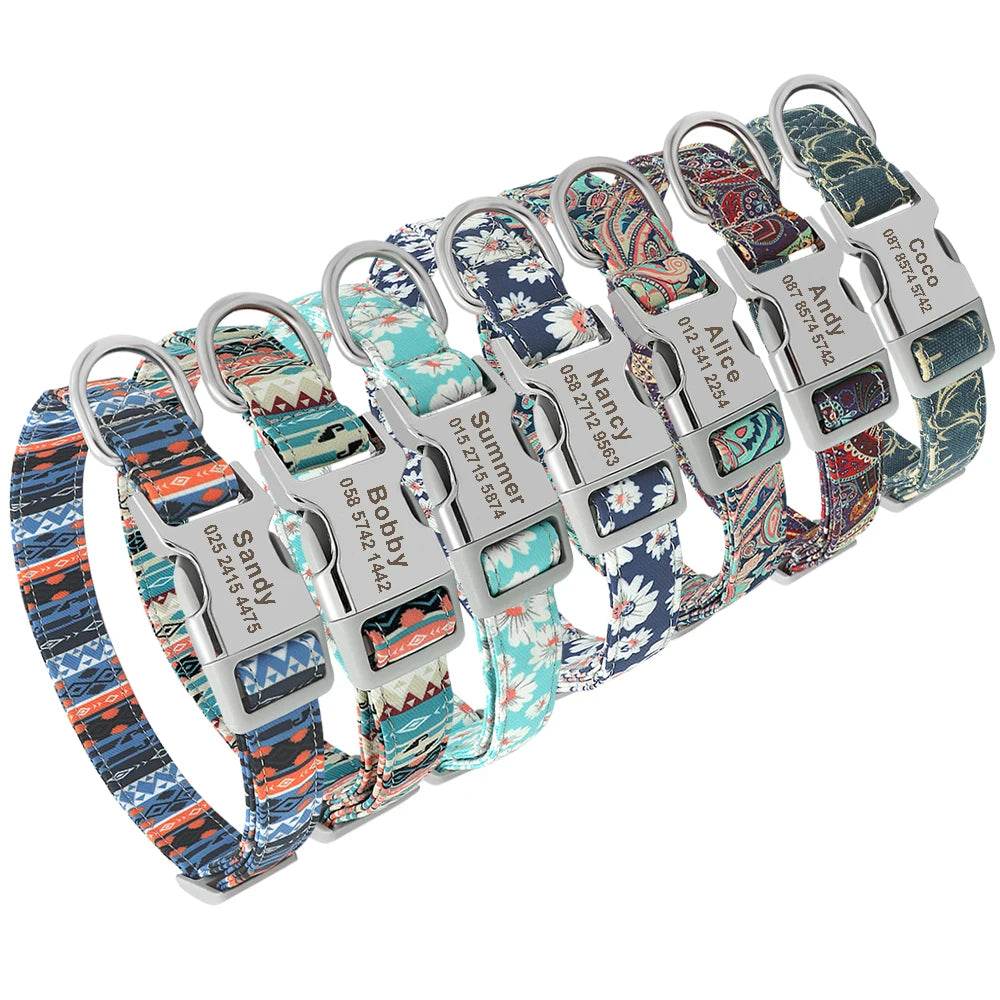 happy-prints.eu - Personalisiertes Hundehalsband für Deinen Hund, das Sicherheit und Stil vereint