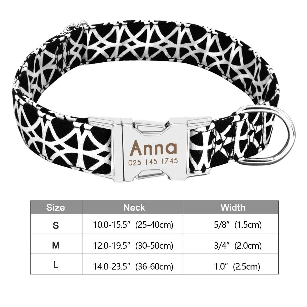 happy-prints.eu - Personalisiertes Hundehalsband für Deinen Hund, das Sicherheit und Stil vereint
