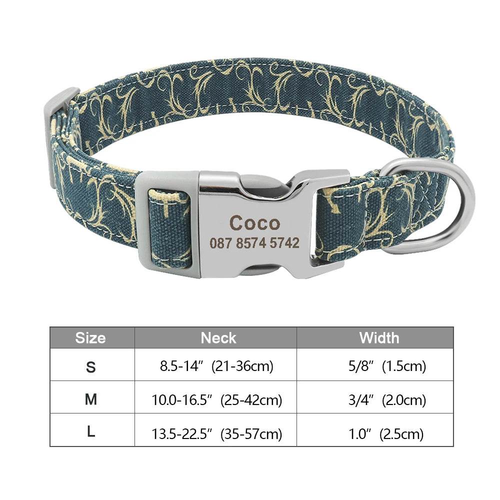 happy-prints.eu - Personalisiertes Hundehalsband für Deinen Hund, das Sicherheit und Stil vereint