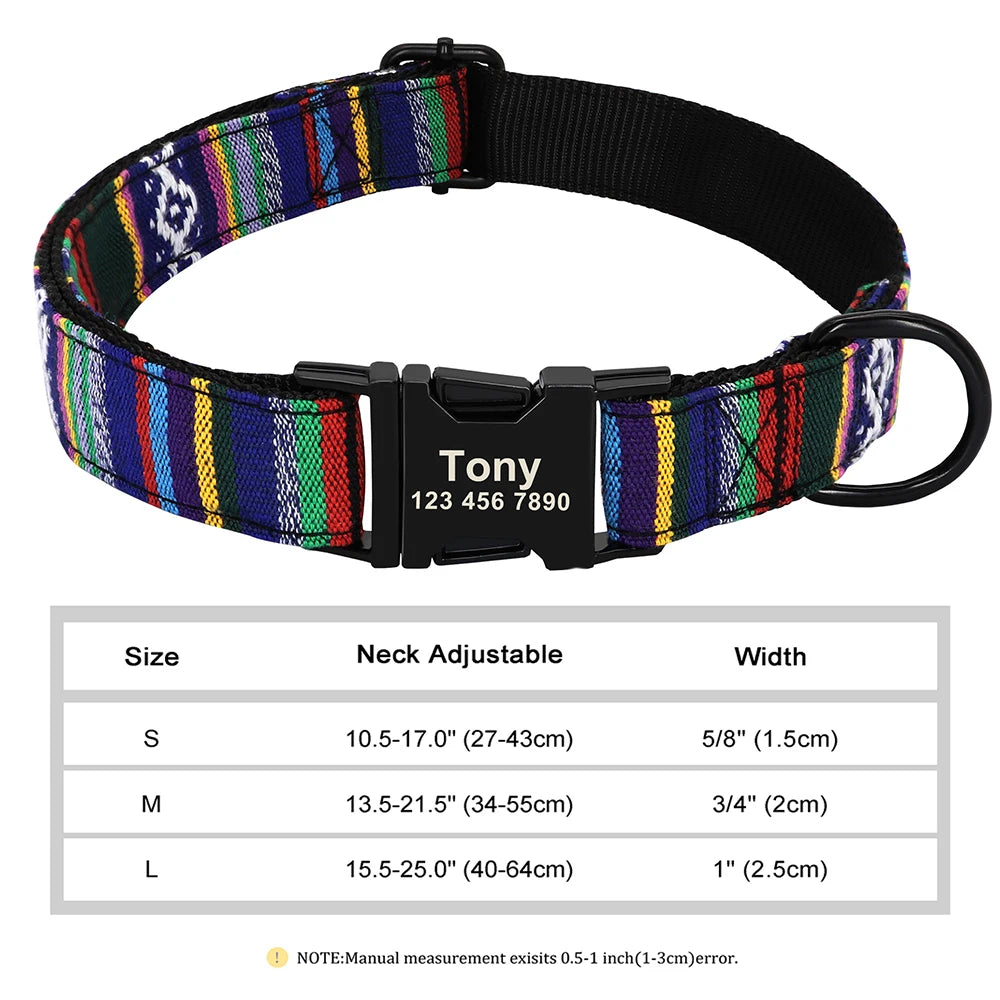 Personalisiertes Hundehalsband für Deinen Hund, das Sicherheit und Stil vereint -