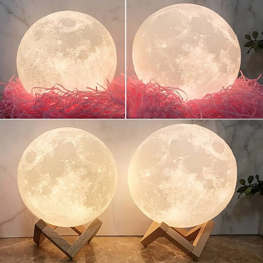 Personalisierte Mondlampe – Dein magisches Geschenk für besondere Momente - in 5 Größen -