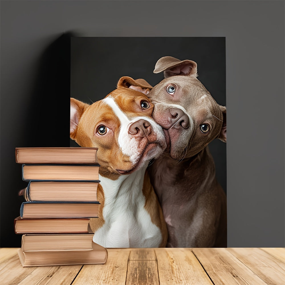Personalisierter ungerahmter Leinwanddruck für Hunde und andere geliebte Haustiere – individuelles Haustierfoto für Hunde und Katzen - in verschiedenen Größen