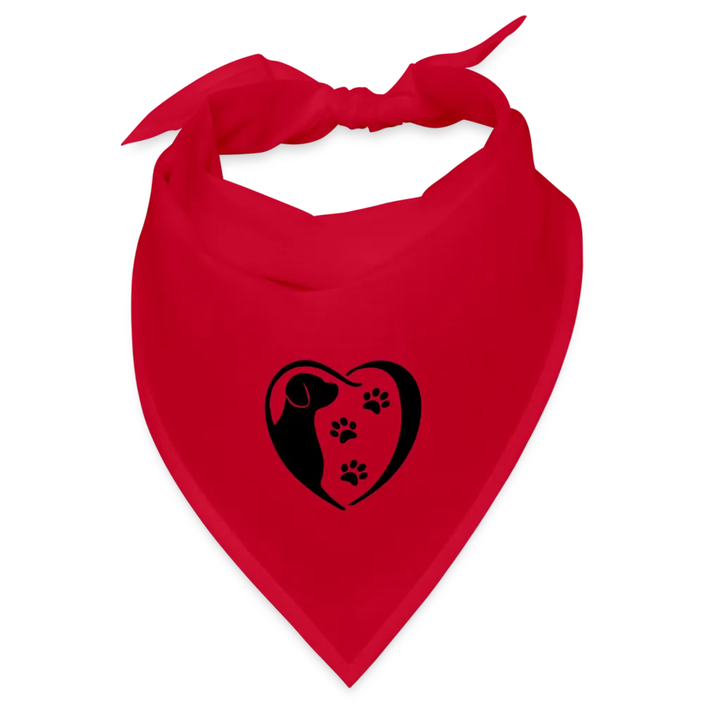 Personalisiertes Bandana - Text, Bild, Motiv und Farbe individualisierbar - Rot One size