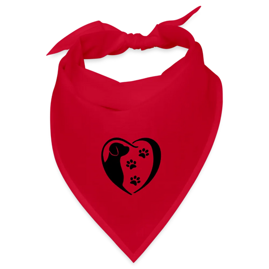 Personalisiertes Bandana - Text, Bild, Motiv und Farbe individualisierbar - Rot One size