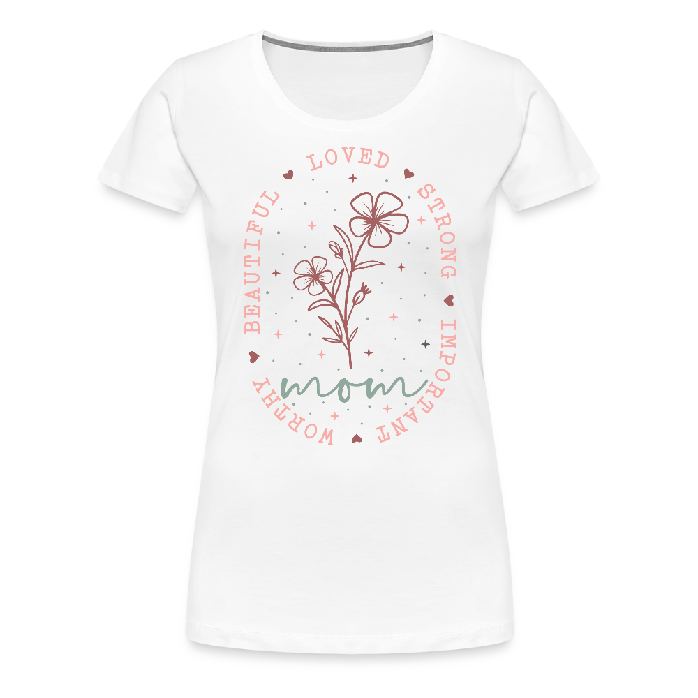 Frauen T-Shirts mit eigenem Design bedrucken - perfekt zum Muttertag - Weiß