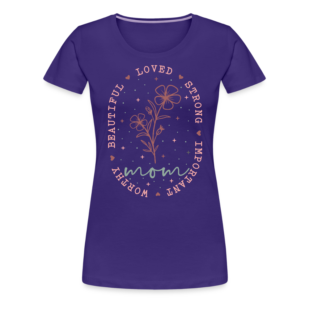 Frauen T-Shirts mit eigenem Design bedrucken - perfekt zum Muttertag - Lila