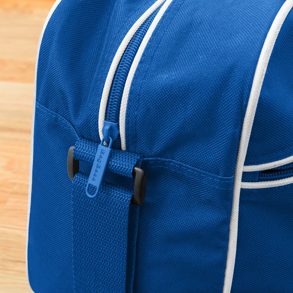 Personalisierte Unisex Retro Tasche zum Umhängen mit Spruch "Nope. Not Today" - Motiv und Text veränderbar - 18 Liter -